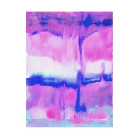 Jacqueline Maldonad 'Undertow II Purple' Canvas Art,24x32